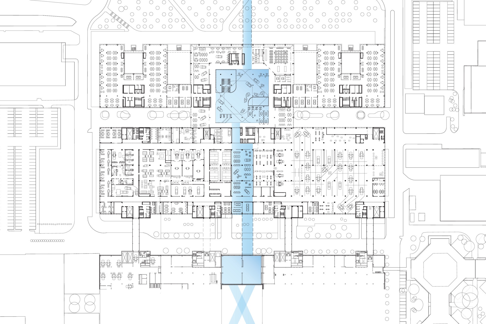 Floor plan - level 1 (overview)